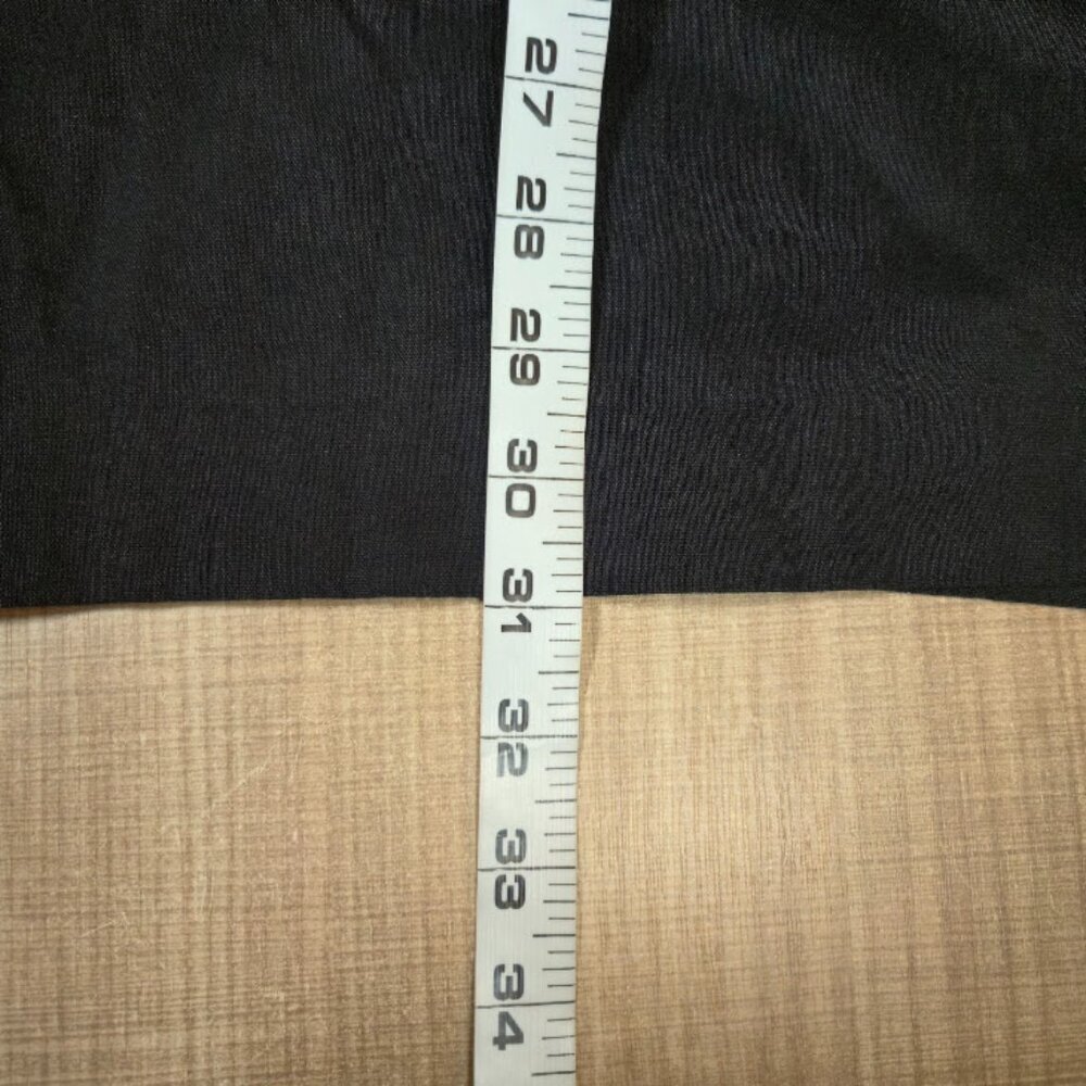 Antonio Melani Shorts Romper Size 10 Black Linen Blend Belt Preppy Chic - Picture 6 of 7